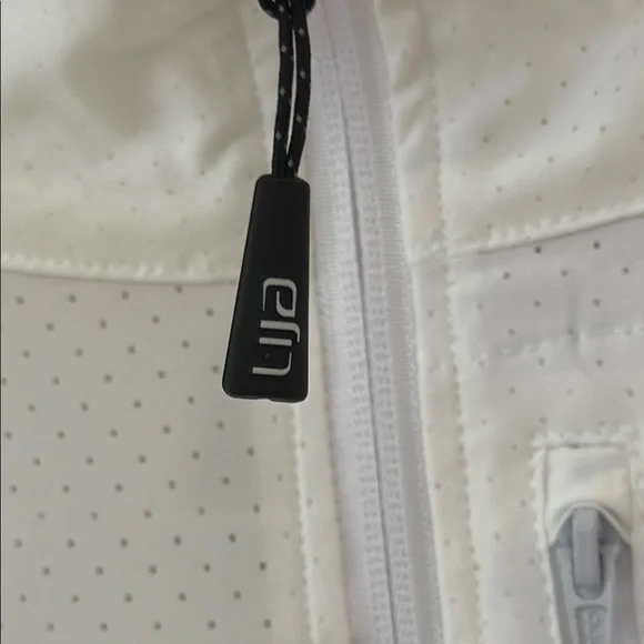 Lija White and Pink Bomber Jacket with High Collar - Picture 8 of 8